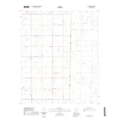 2023 Map of Causey East, 2023 Print