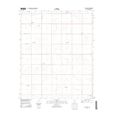2013 Map of Causey West, 2013 Print