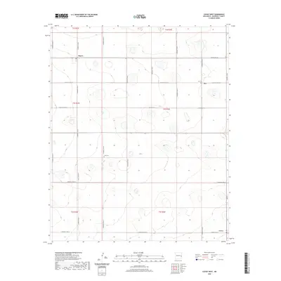 2020 Map of Causey West, 2020 Print