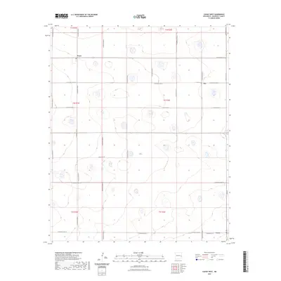 2023 Map of Causey West, 2023 Print