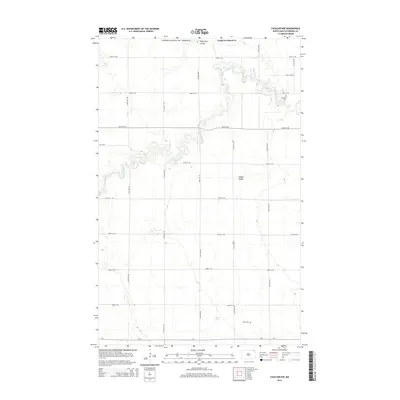 2014 Map of Cavalier NW, 2014 Print