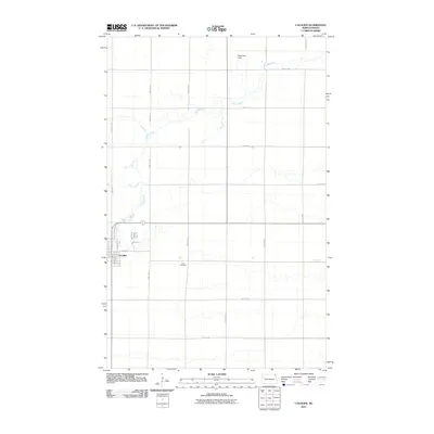 2011 Map of Cavalier, 2011 Print