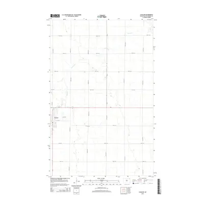 2014 Map of Cavalier, 2014 Print