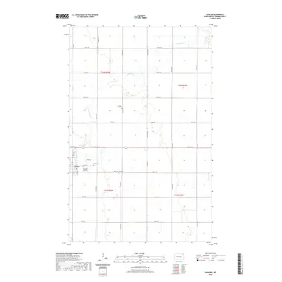 2020 Map of Cavalier, 2020 Print