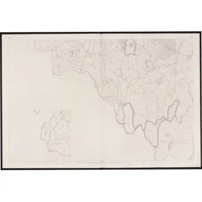 1836 Map of Cavan - Sheet 13 [with inset 13A], 1863 Print