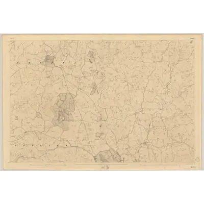 1836 Map of Cavan - Sheet 21, 1837 Print