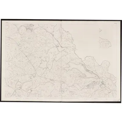 1836 Map of Cavan - Sheet 23 [with inset 23A], 1863 Print