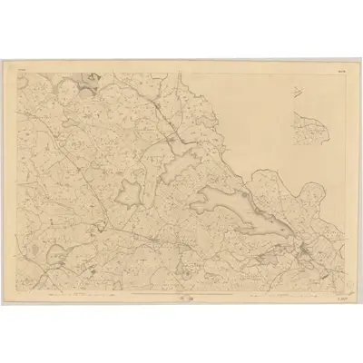 1836 Map of Cavan - Sheet 23 [with inset 23A]