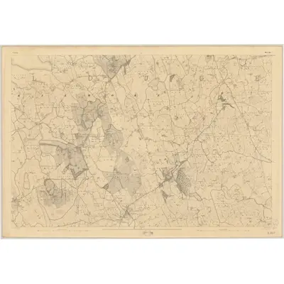1836 Map of Cavan - Sheet 25, 1837 Print