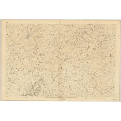 1836 Map of Cavan - Sheet 28, 1837 Print