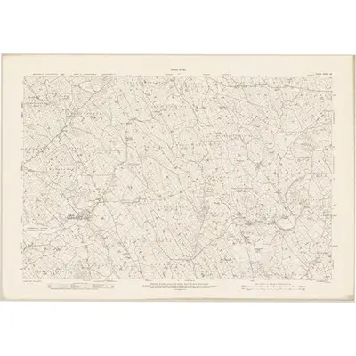 1911 Map of Cavan - Sheet 33, 1913 Print