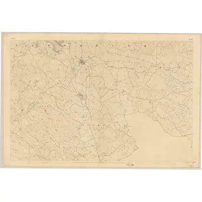 1836 Map of Cavan - Sheet 34, 1837 Print
