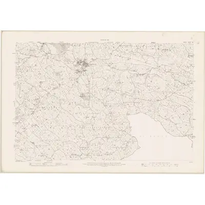 1911 Map of Cavan - Sheet 34, 1913 Print