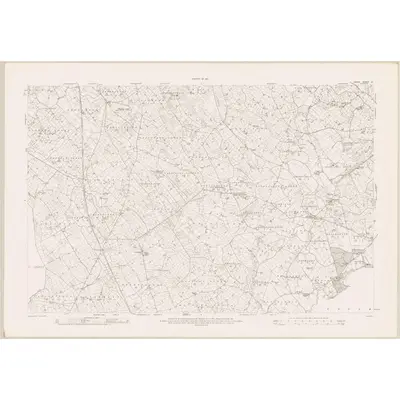 1910 Map of Cavan - Sheet 37, 1913 Print