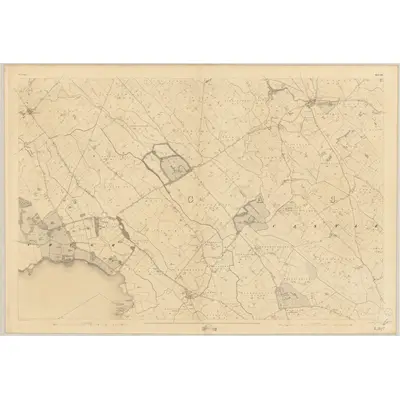 1836 Map of Cavan - Sheet 38, 1837 Print