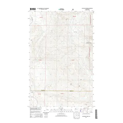 2014 Map of Cavanaugh Creek, 2014 Print
