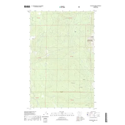 2020 Map of Cavanaugh Creek, 2020 Print