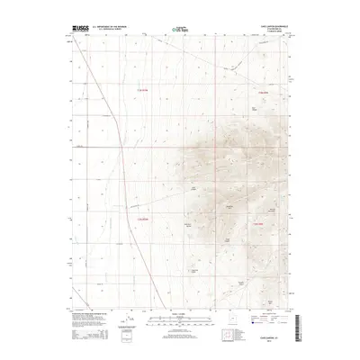 2014 Map of Cave Canyon, 2014 Print