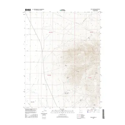 2017 Map of Cave Canyon, 2017 Print