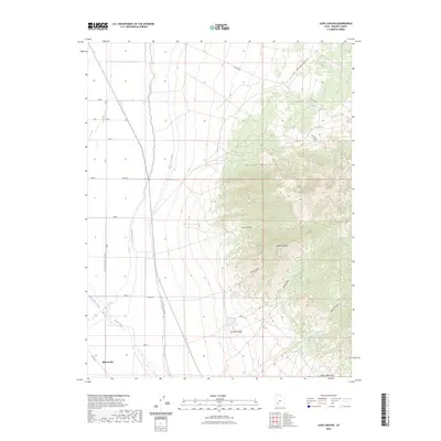 2023 Map of Cave Canyon, 2023 Print