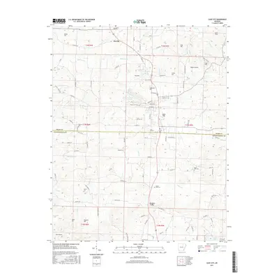 2017 Map of Cave City, 2017 Print