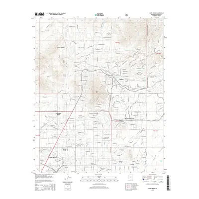 2014 Map of Cave Creek, 2014 Print