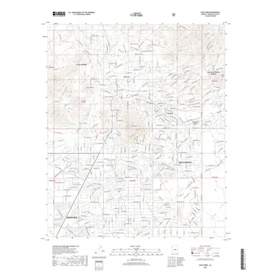 2018 Map of Cave Creek, 2018 Print