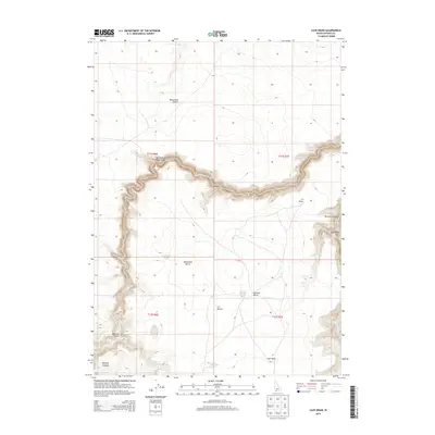 2013 Map of Cave Draw, 2013 Print
