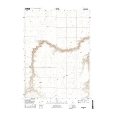 2017 Map of Cave Draw, 2017 Print