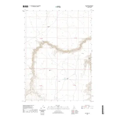 2020 Map of Cave Draw, 2020 Print