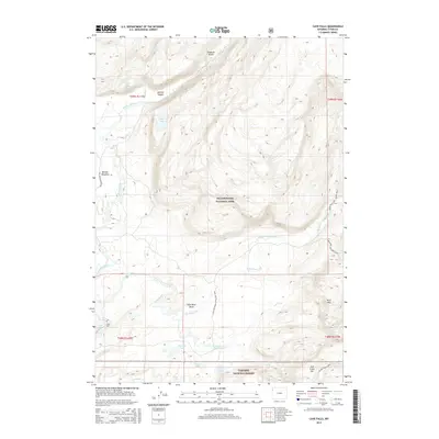 2015 Map of Cave Falls, 2015 Print