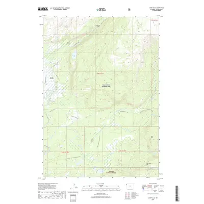 2017 Map of Cave Falls, 2017 Print