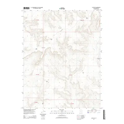 2014 Map of Cave Flat, 2014 Print