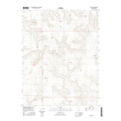 2017 Map of Cave Flat, 2017 Print