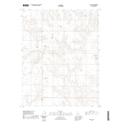 2020 Map of Cave Flat, 2020 Print