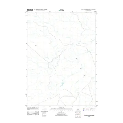 2012 Map of Cave Gulch Reservoir, 2012 Print