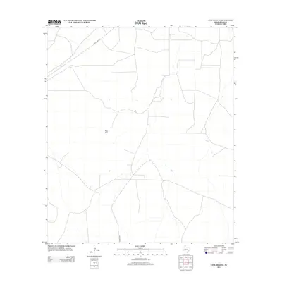 2012 Map of Cave Mesa NE, 2012 Print