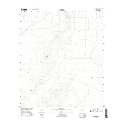 2016 Map of Cave Mesa NE, 2016 Print