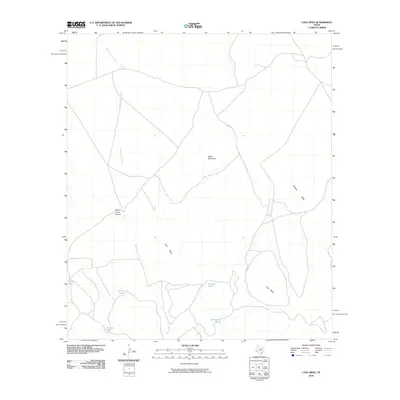 2010 Map of Cave Mesa, 2010 Print