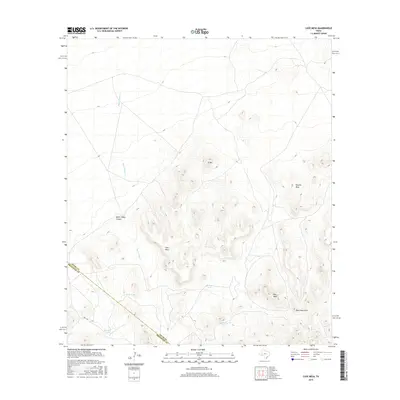 2016 Map of Cave Mesa, 2016 Print