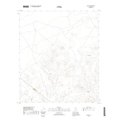 2019 Map of Cave Mesa, 2019 Print