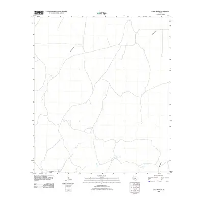 2010 Map of Cave Mesa SE, 2010 Print