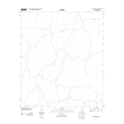 2012 Map of Cave Mesa SE, 2012 Print