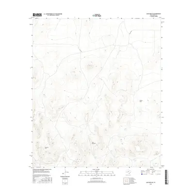 2016 Map of Cave Mesa SE, 2016 Print