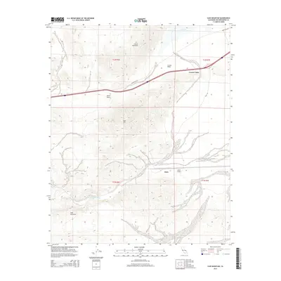 2015 Map of Cave Mountain, 2015 Print