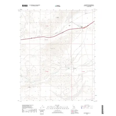 2018 Map of Cave Mountain, 2018 Print