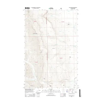2014 Map of Cave Mountain, 2014 Print