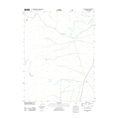 2012 Map of Cave Mountain, 2012 Print