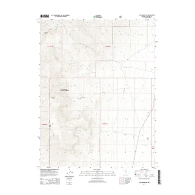 2014 Map of Cave Mountain, 2014 Print
