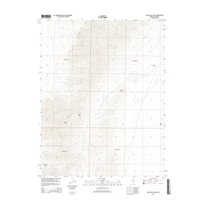 2014 Map of Cave Valley Well, 2014 Print